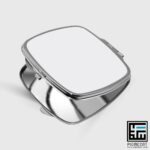 چاپ آینه جیبی مربع لبه گرد