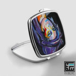 چاپ آینه جیبی مربع لبه گرد - تصویر 3