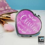 چاپ آینه جیبی قلبی - تصویر 2